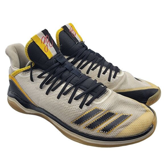 Adidas Icon 4 Roberto Clemente Turf Trainer Mens 11.5 White Yellow Shoes - Picture 1 of 12